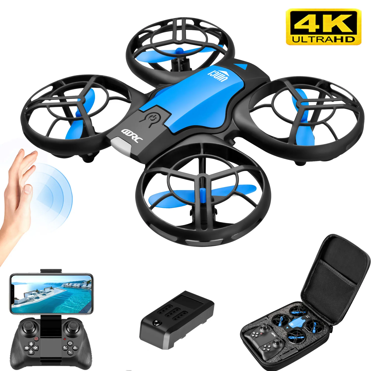 V8 New Mini Drone 4K Professio - đánh giá và giá Drone Camera 4K