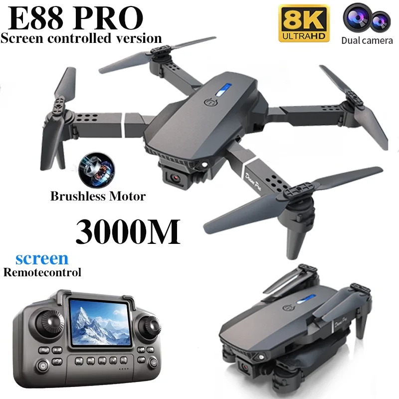Professional E88 PRO Drone wit - đánh giá và giá Drone Camera 4K