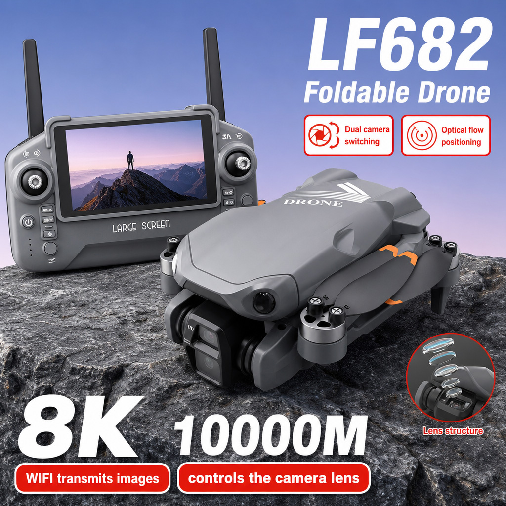 Aerial Photo LF682 Drone 8K HD - đánh giá và giá Drone Camera 4K