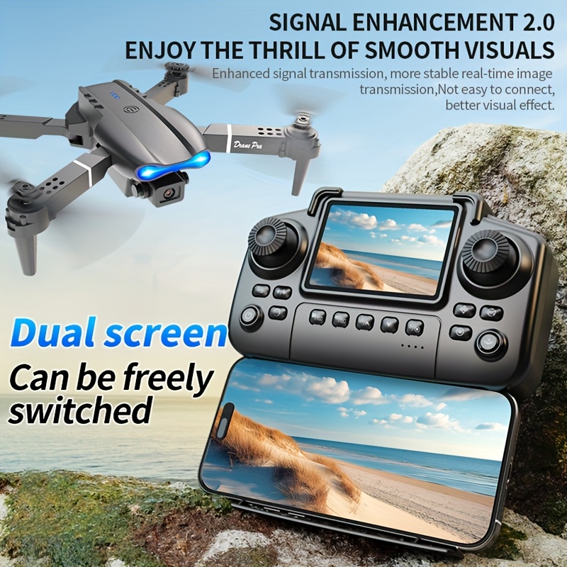 E99 PRO MAX Foldable Drone wit - đánh giá và giá Drone Camera Professional